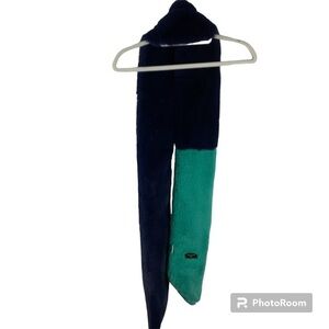 Heurueh Faux Fur Color Block Scarf